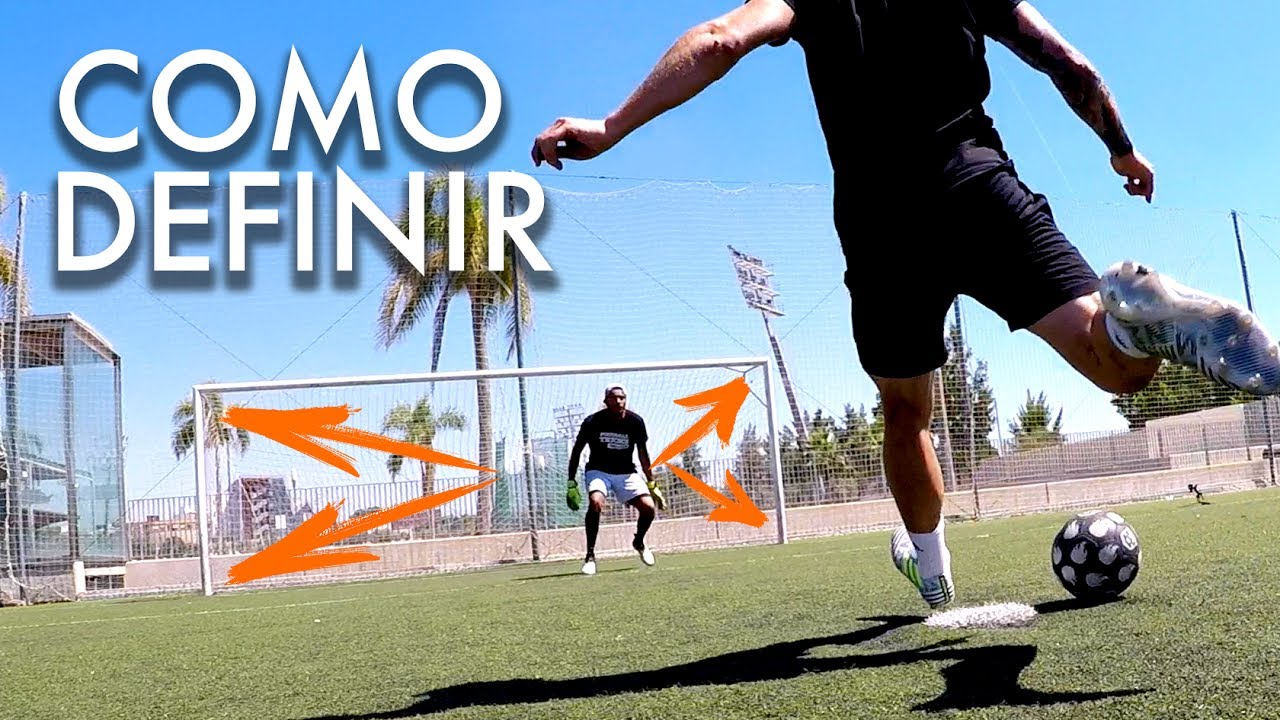 COMO DEFINIR A PUERTA & MARCAR GOL (Técnicas de disparo con portero de Fútbol)