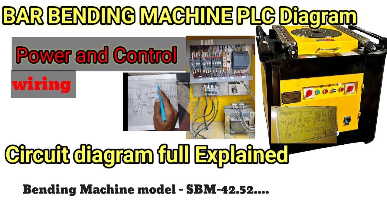 BENDING MACHINE DIAGRAM /बेंडिंग मशीन वायरिंग कैसे पड़े  MODEL-42,52#bending #machine 
