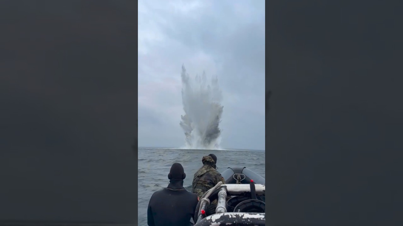 Defusing Danger: Danish Mine Neutralized in the Baltic Sea!