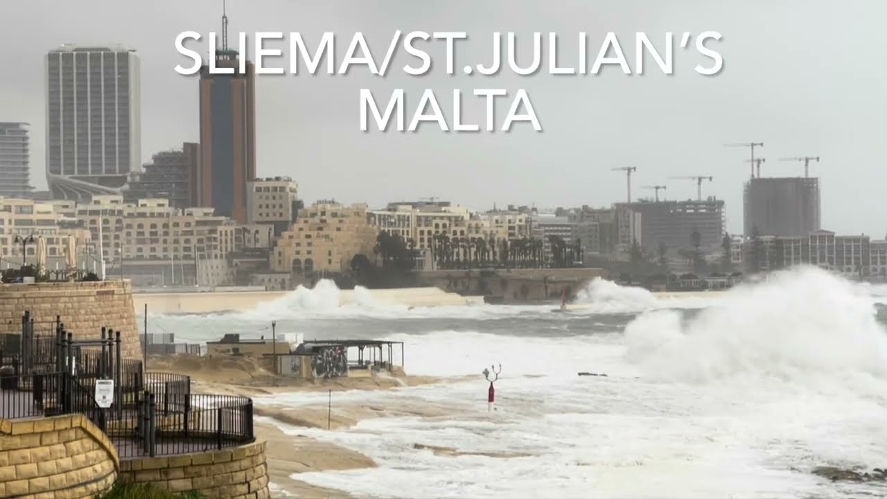 Storm Harry and The Calm After the Storm - St.Julian’s / Sliema - Malta