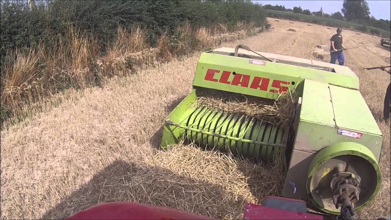 [GOPRO] pressage de paille 2015 ih 844 ih 744 ih 433 presse claas markant renault massey ferguson