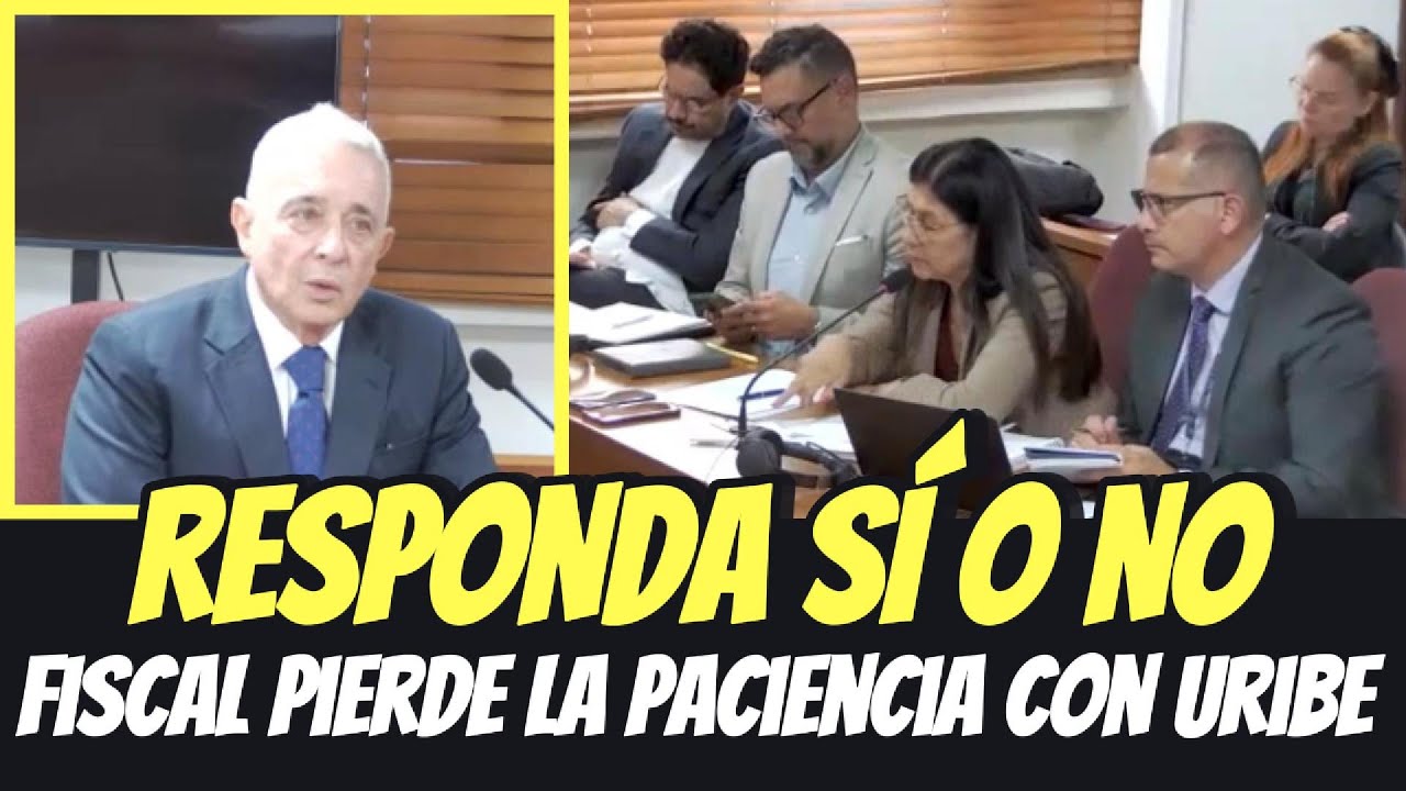 🔴EnDirecto | Uribe IGNORA a la fiscal en pleno juicio: ella le exige respuestas CLARAS