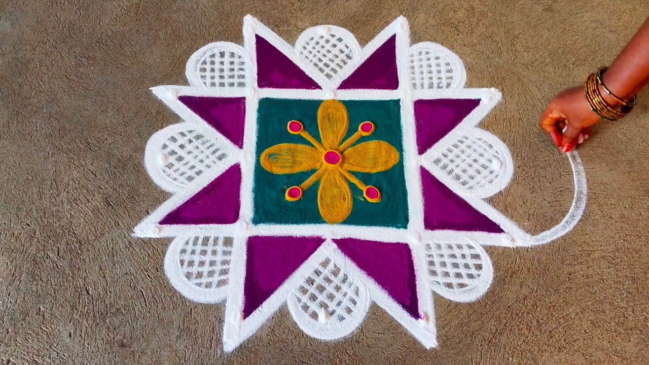 5×3×3 beautiful rangoli azhagiya kolam ❤️❤️❤️❤️❤️❤️❤️❤️