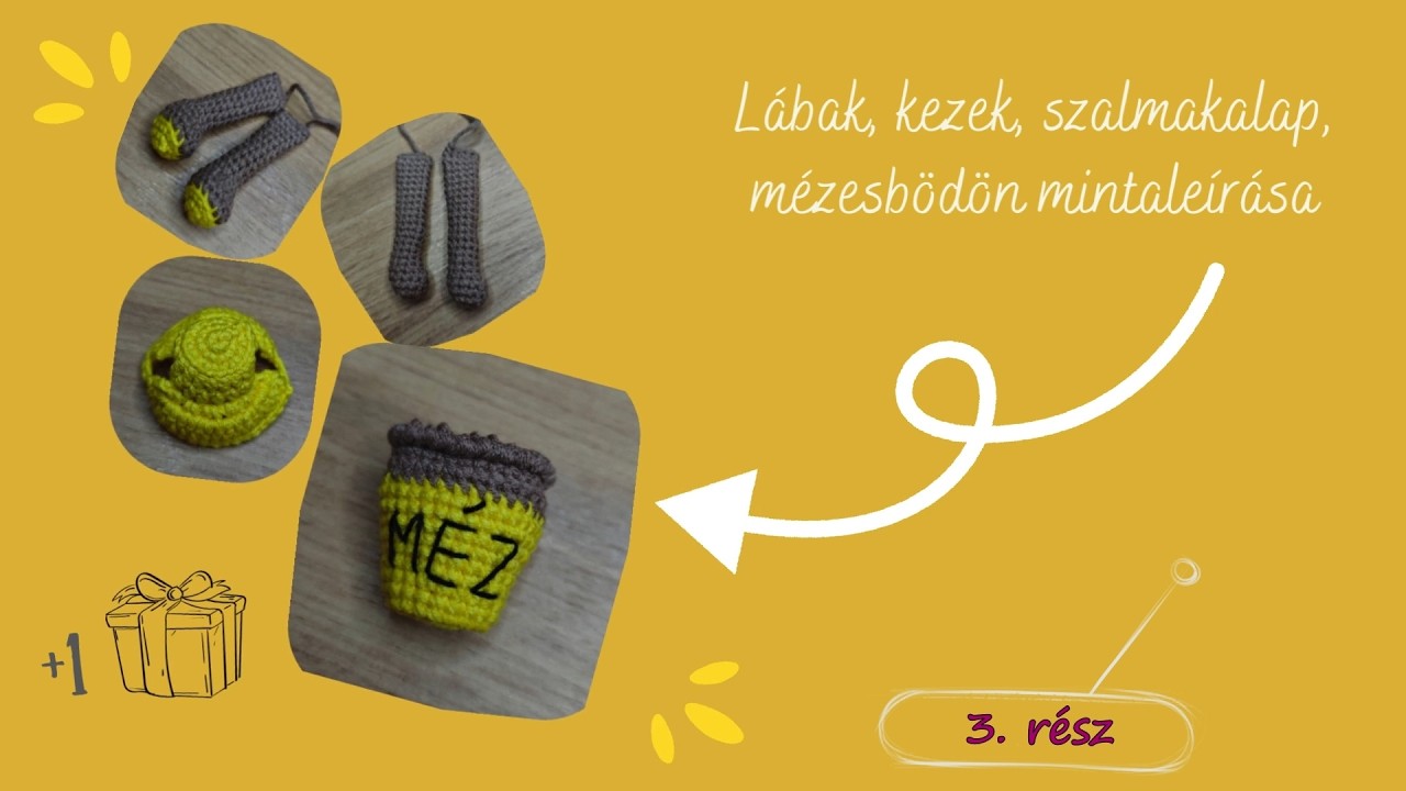 Horgoljunk együtt - Mézes maci - 3. rész