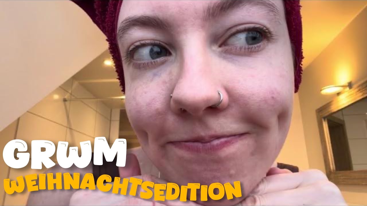 ASMR || GRWM Weihnachtsedition 🎁 {german whispering, voiceover} 
