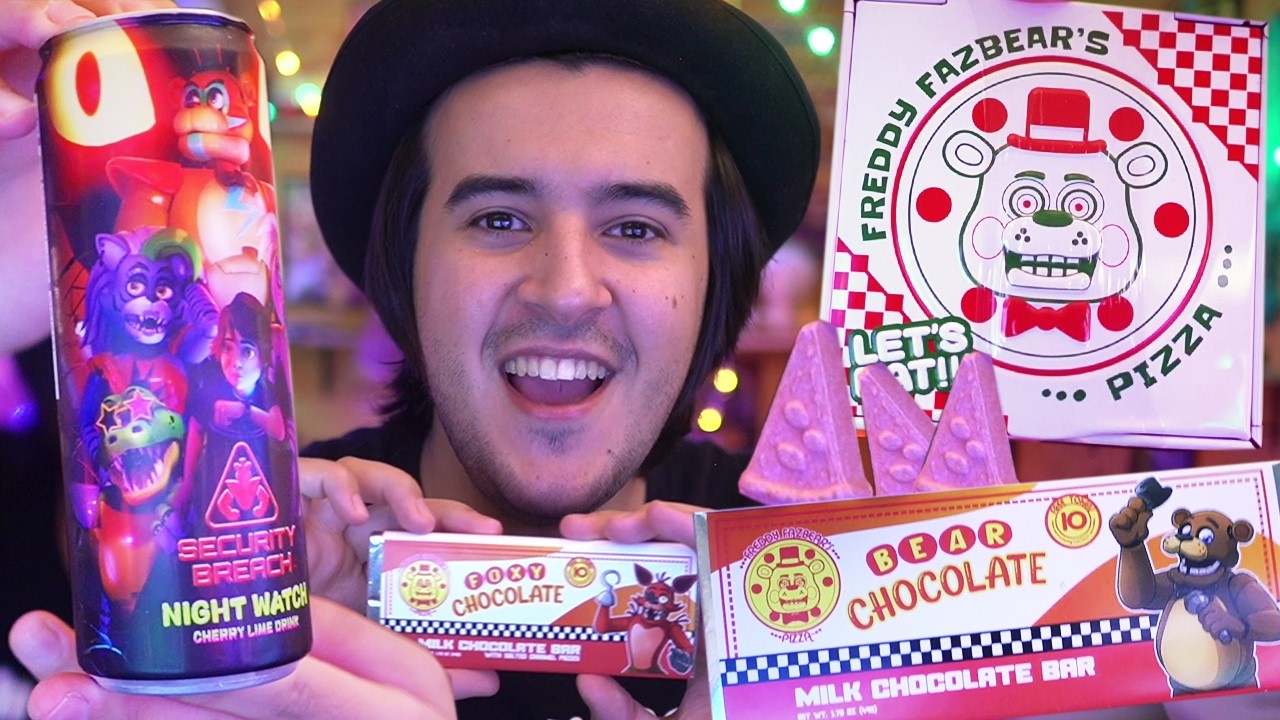 PROBANDO COMIDA OFICIAL de FIVE NIGHTS AT FREDDY'S