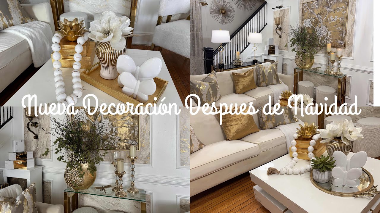 Decoración de sala después de Navidad 
