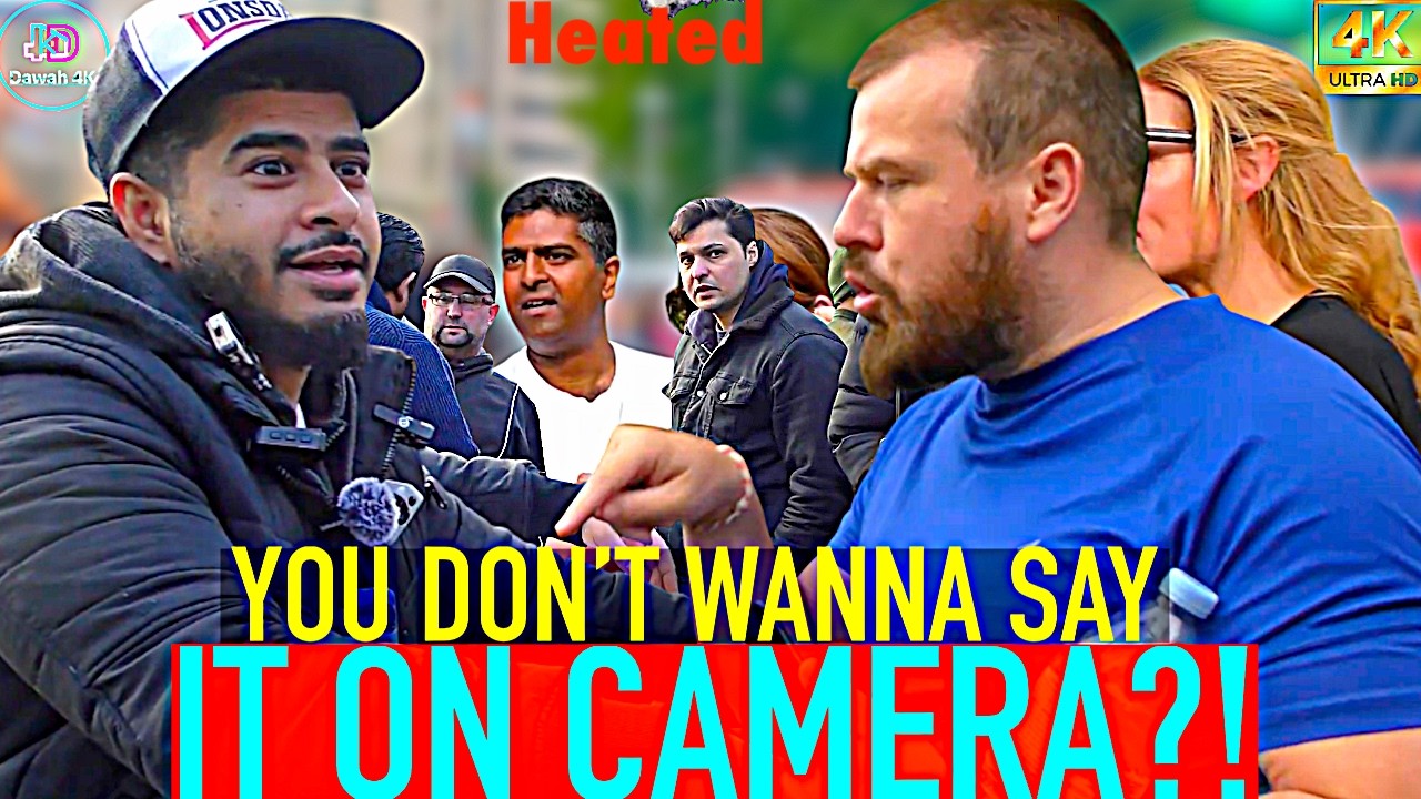 You Don't Wanna Say It On Camera?! Hamza Twin | Speakers Corner