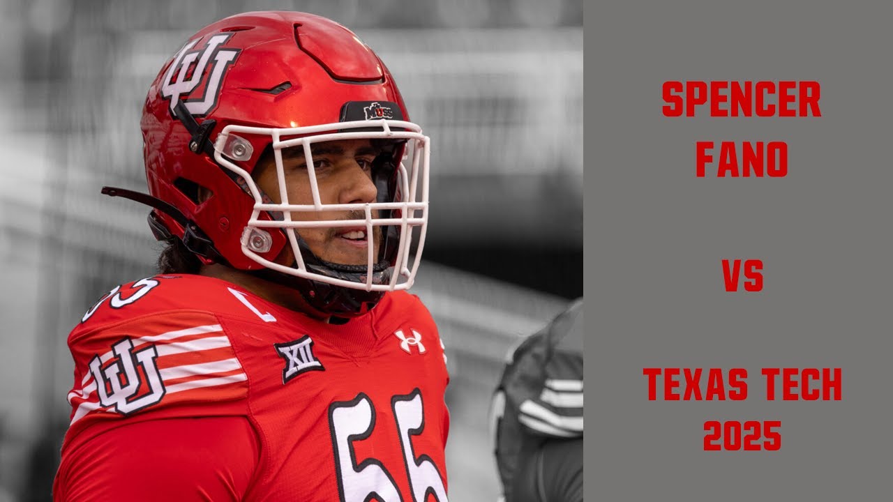 Spencer Fano vs Texas Tech 2025