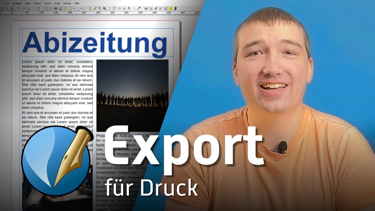 SCRIBUS | Export [f&uuml;r Druckerei] &ndash; Abizeitung gestalten [5/5]