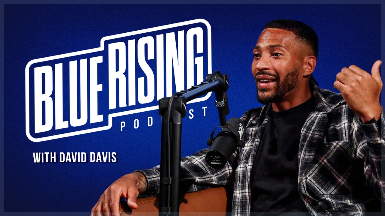 Goal against Villa, his aggressive style, favourite teammates | Blue Rising Podcast | David Davis