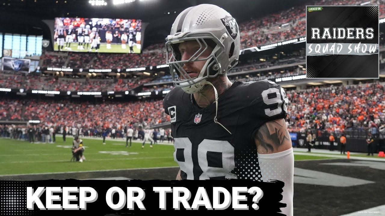 RAIDERS SQUAD SHOW: Maxx CROSBY TRADE rumors won't stop | ALEC PIERCE a Las Vegas RAIDERS target?