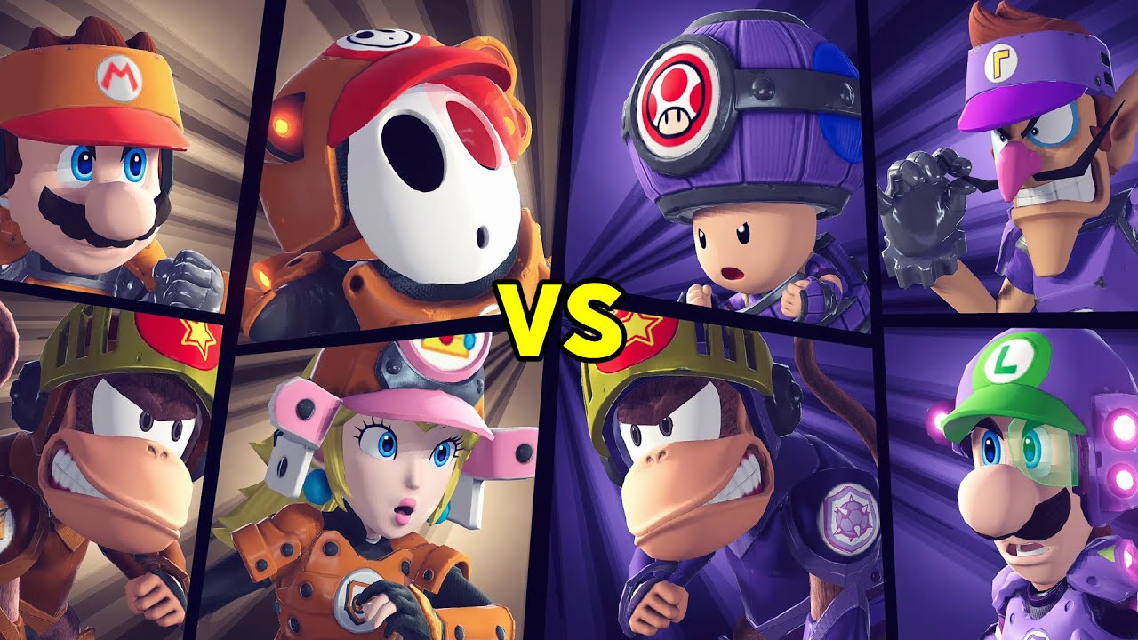 Who Wins?  Shy Guy Vs. Toad | Mario Strikers Battle League Games ( Hardest Mode )
