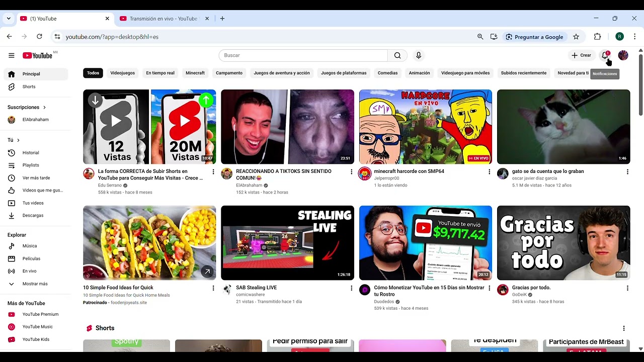 Tutorial de como crear un canal