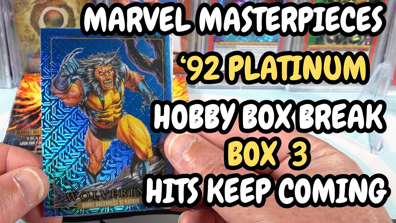 Marvel Masterpieces '92 Platinum Box Break - Box 3 Seismic Hit!