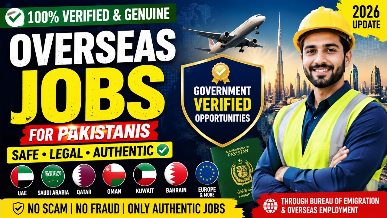 How to Find Verified Overseas Jobs in Pakistan | Pakistan Overseas Employment 2026