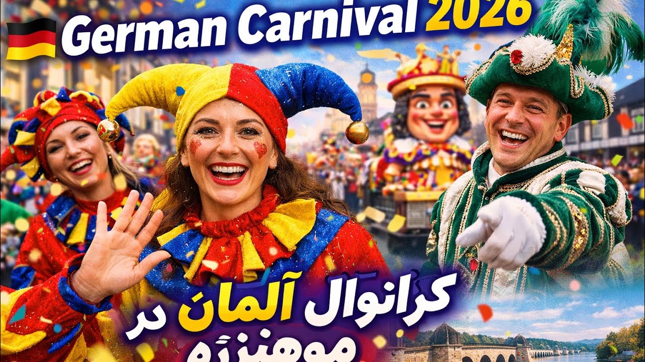 #German Carnival 2026 🇩🇪 | کارناوال آلمان در Möhnesee 🎭 #Karneval #کارناوال_آلمان
