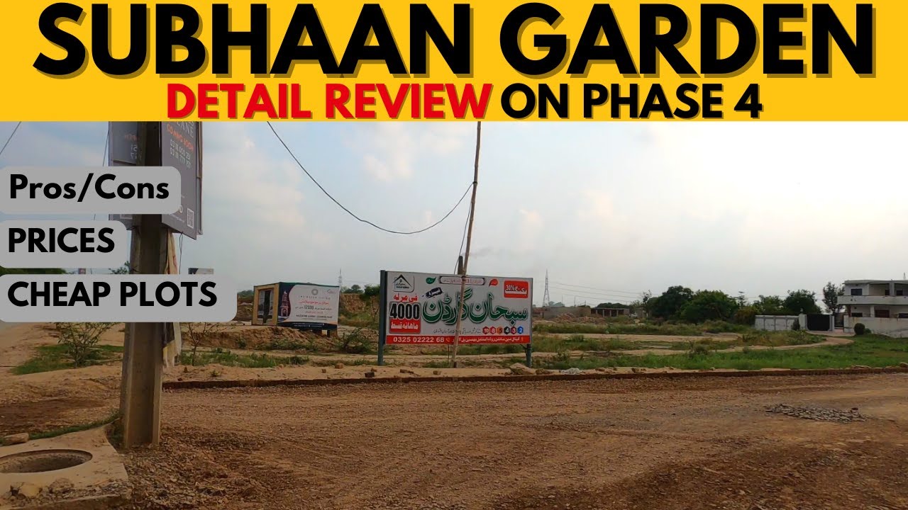 SUBHAN GARDEN PHASE 4 GT ROAD Lahore | SAIFEN ROAD