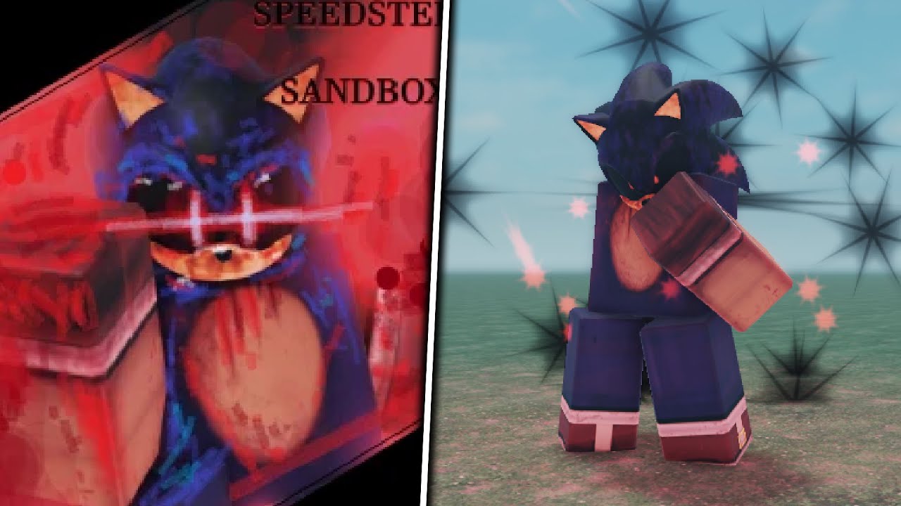 Speedsters Sandbox - How to get SONIC.EXE & Showcase (Sonic Roblox Fangame)