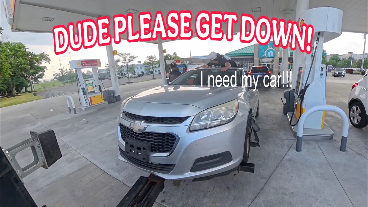 Dude please get off the car! (Repo)