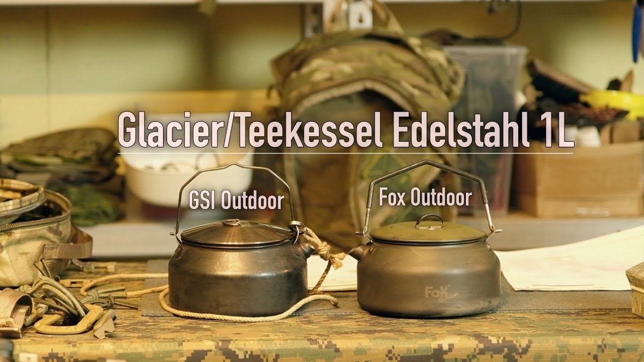 Fox Outdoor & GSI Outdoor -  Glacier Tee/Kaffee/Wasserkocher Edelstahl -