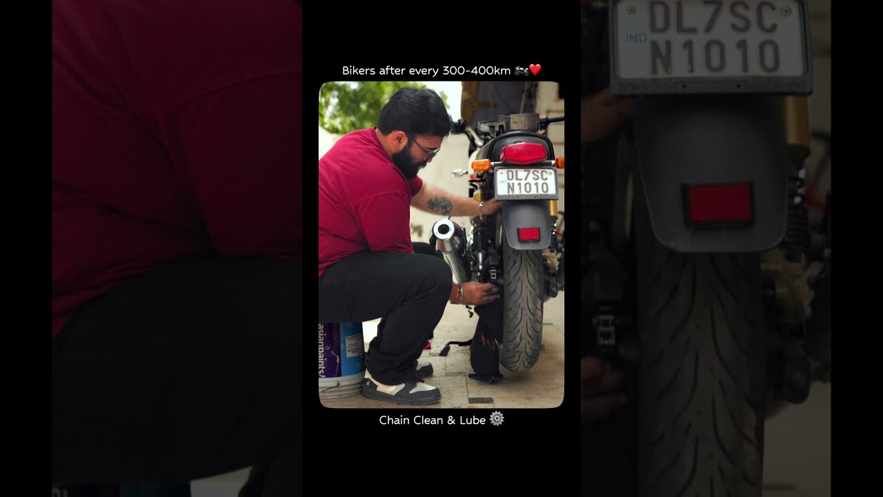 The Chain cleaning and Lubing process! Motul C1 and C2!
