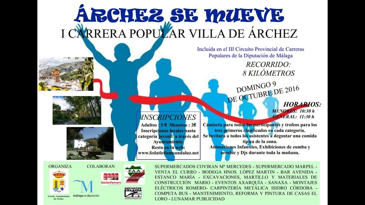 I Carrera Popular Villa de &Aacute;rchez