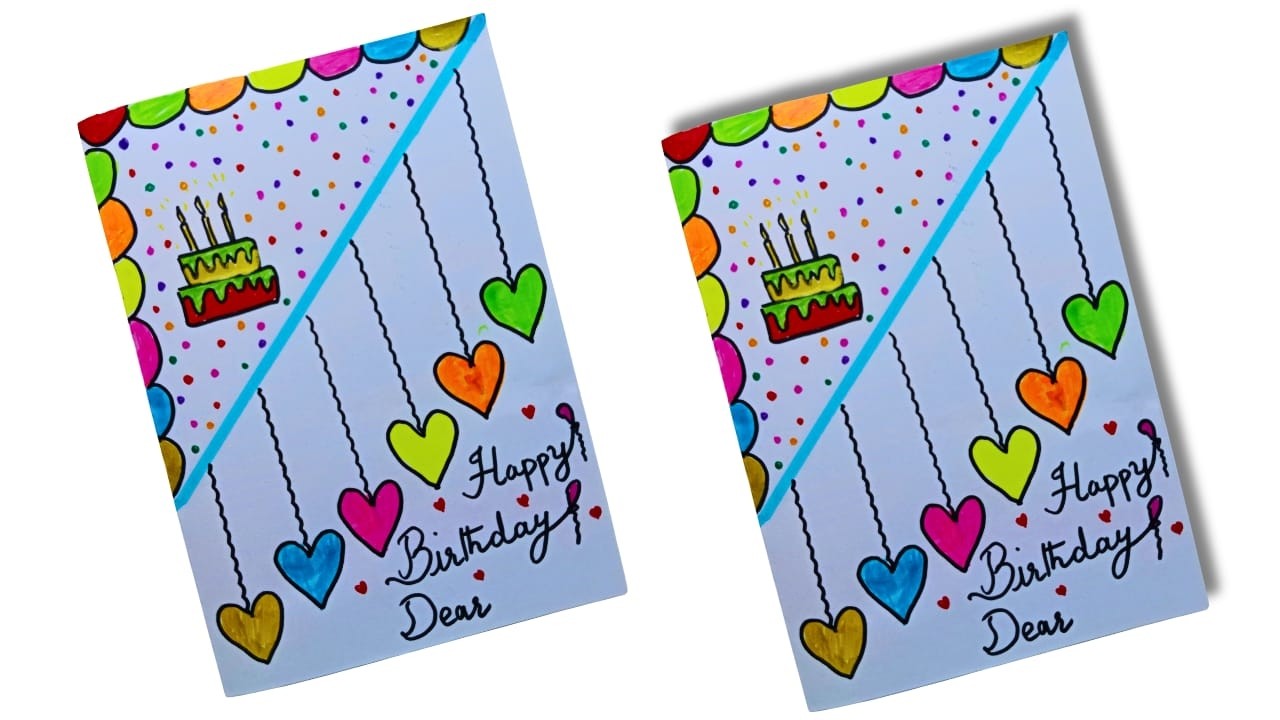 Amazing Handmade Birthday Card Idea | Easy DIY Birthday Card Tutorial 🎂