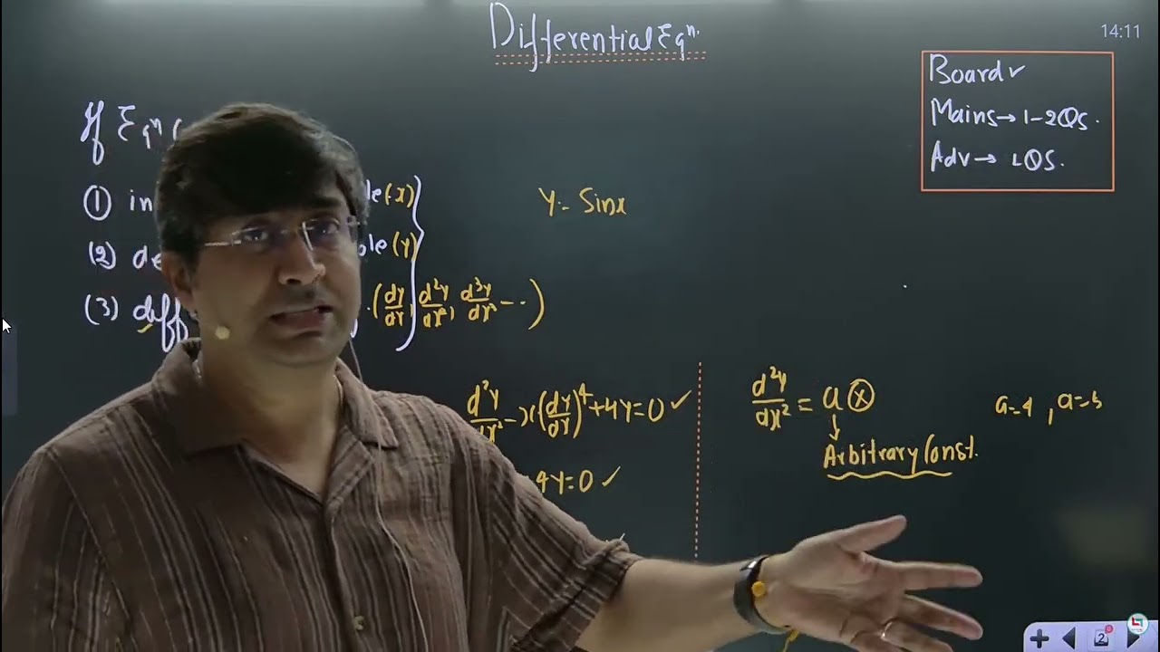 Differential Equation   One Shot   Diwali Special   GB Sir    2025Part 1