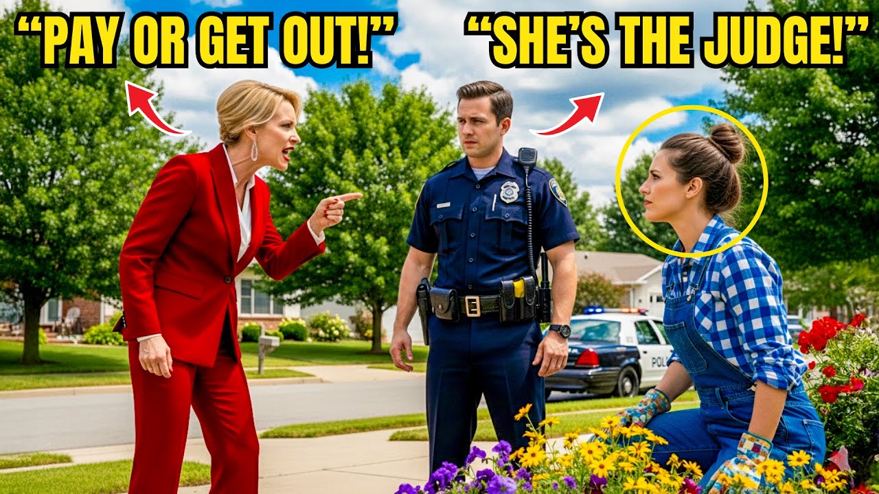 HOA Karen Called Cops When My Wife Ignored the HOA Fine — Officer Froze: “Judge? It’s You?”