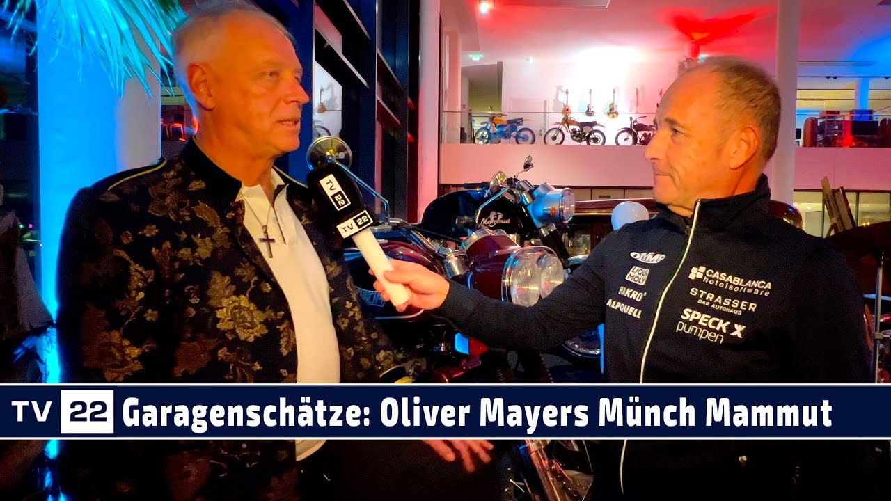 Garagenschätze: Oliver Mayer und die Liebe zum Motorrad - gleich 2 Münch Mammut fährt er regelmäßig