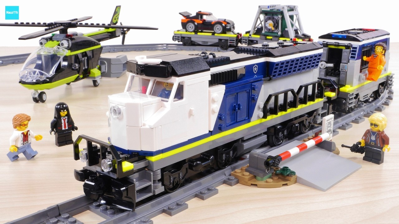 レゴ シティ ポリス 列車強盗 60508 ／ LEGO City Police Train Heist Speed build & Review