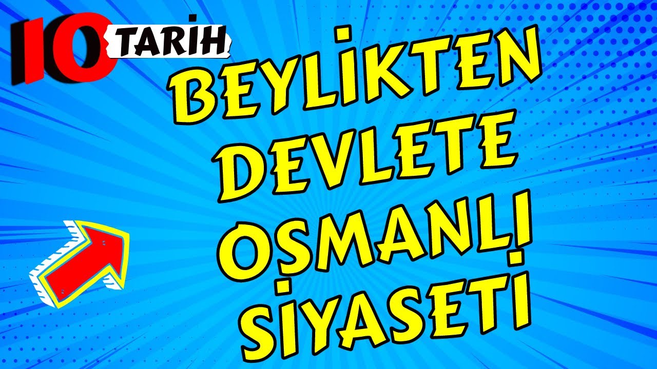 10. SINIF TARİH 2. ÜNİTE FULL TEKRAR  / BEYLİKTEN DEVLETE OSMANLI SİYASETİ KONU ANLATIMI