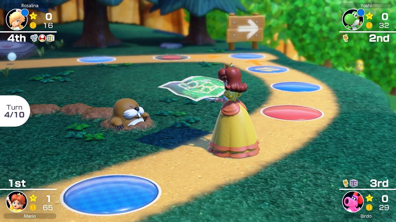 Mario Party Superstars #1080 Woody Woods Daisy vs Rosalina vs Yoshi vs Birdo