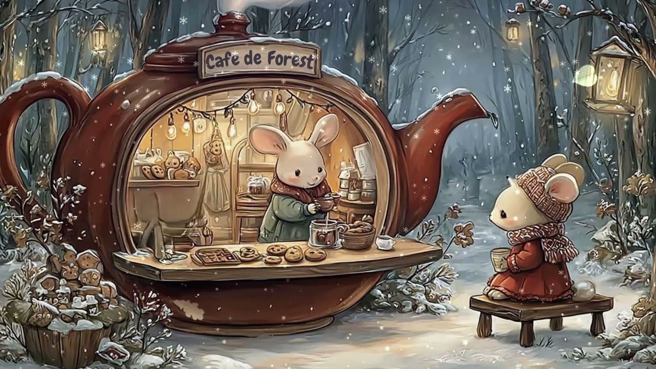 [Cottagecore Music] Cozy Winter Storybook Ambience 🌿 Relaxing Forest Melodies