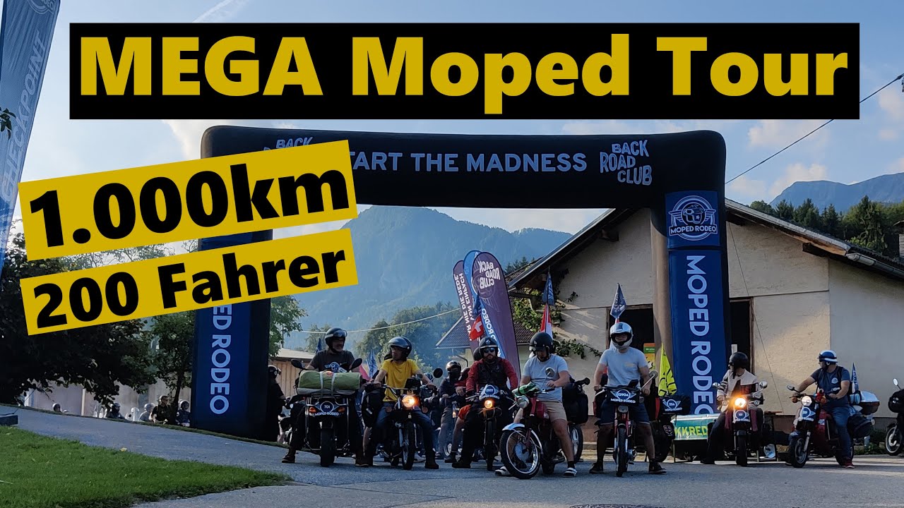 Schaffen wir die 1.000km?  [Moped Rodeo Balkan 2022 review]