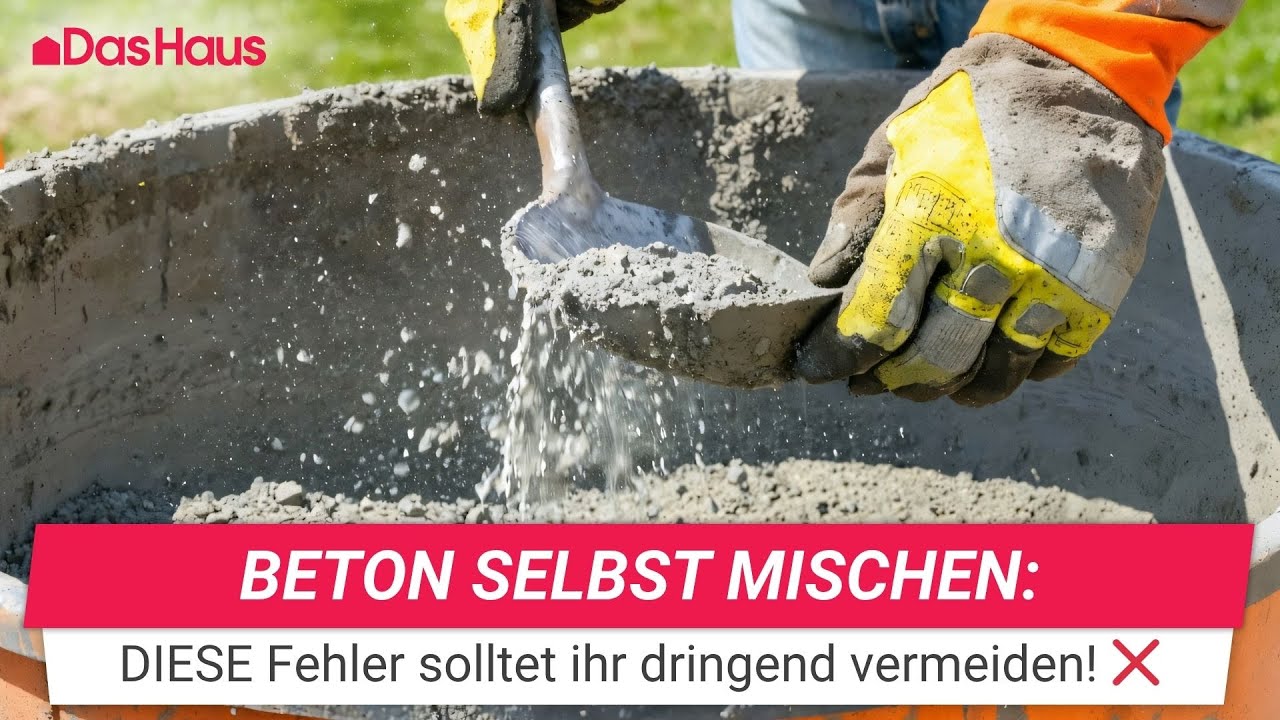 Magerbeton selbst mischen: Profi-Tipps f&uuml;r Heimwerker