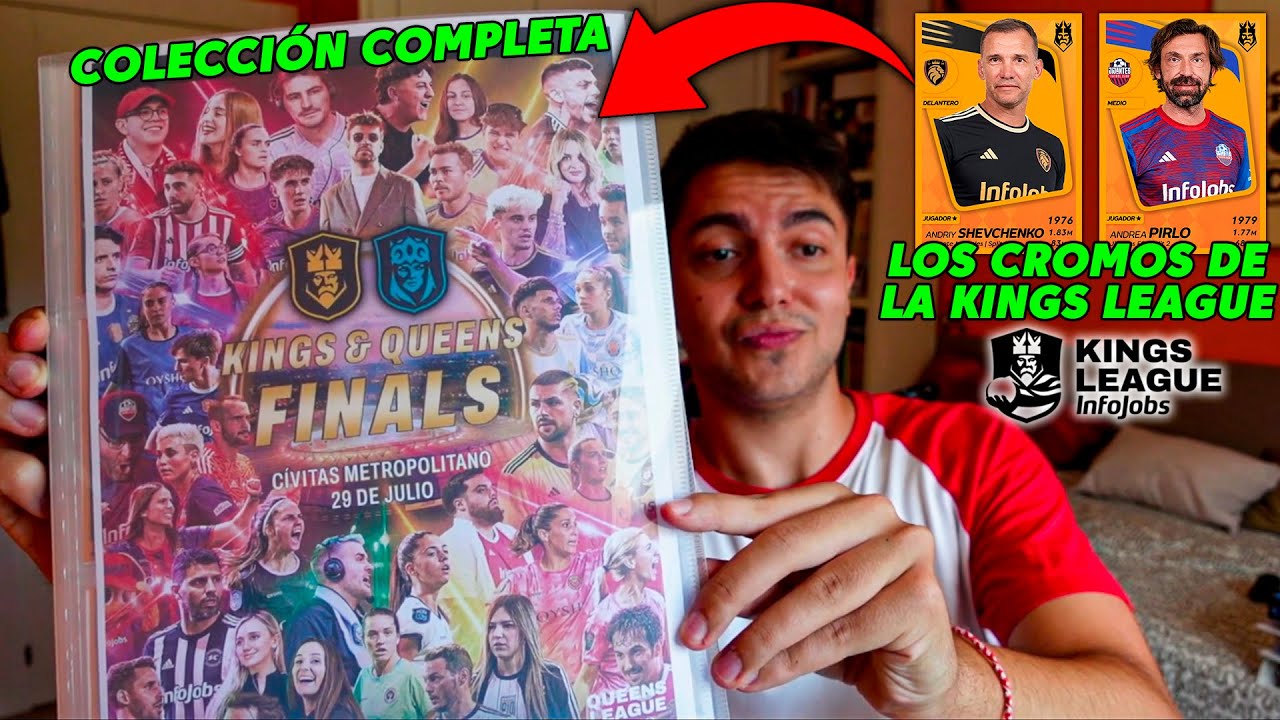 COLECCIÓN COMPLETA de la KINGS LEAGUE!!! CROMOS de KINGS y QUEENS LEAGUE