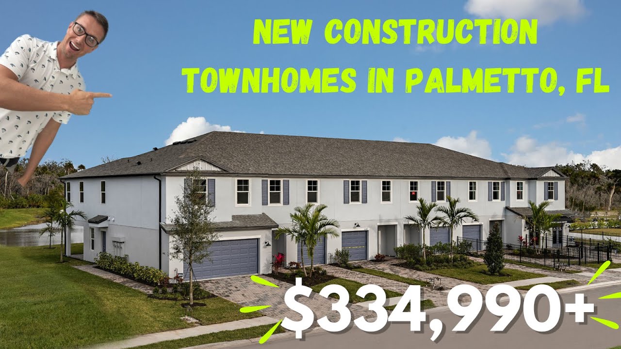 BRAND NEW Townhomes in Palmetto FL | $334,990+ | Trevesta at the Palms by M/I Homes