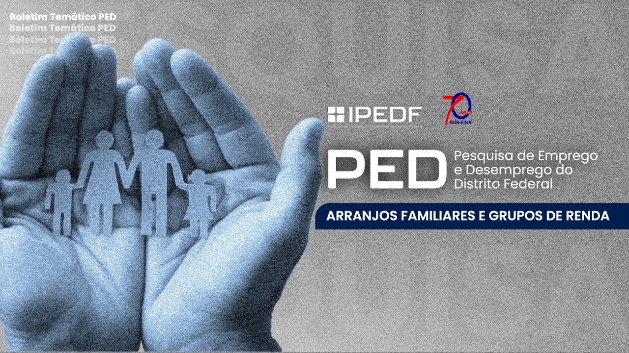 PED: Boletim arranjos familiares e grupos de renda
