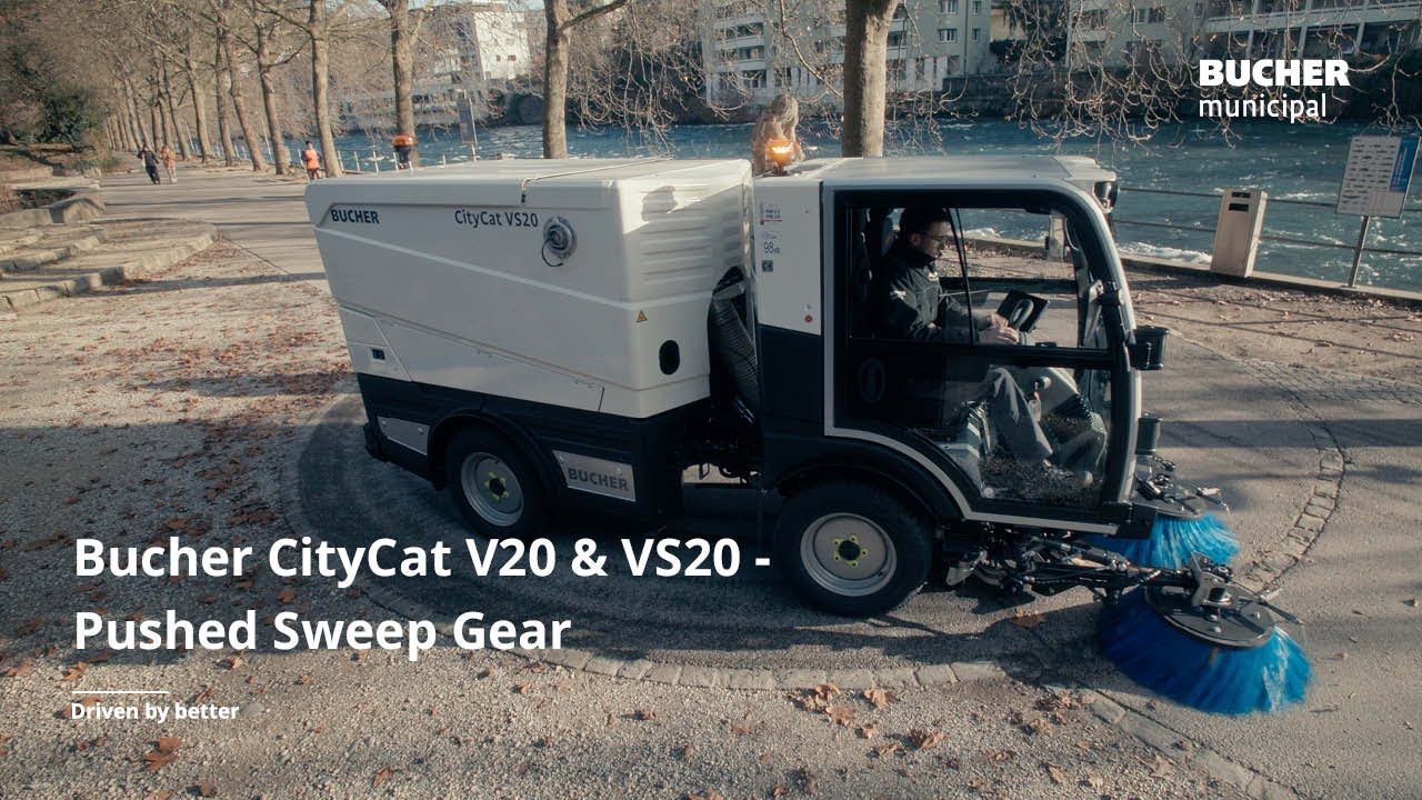 Bucher CityCat V20 & VS20 - Pushed Sweep Gear