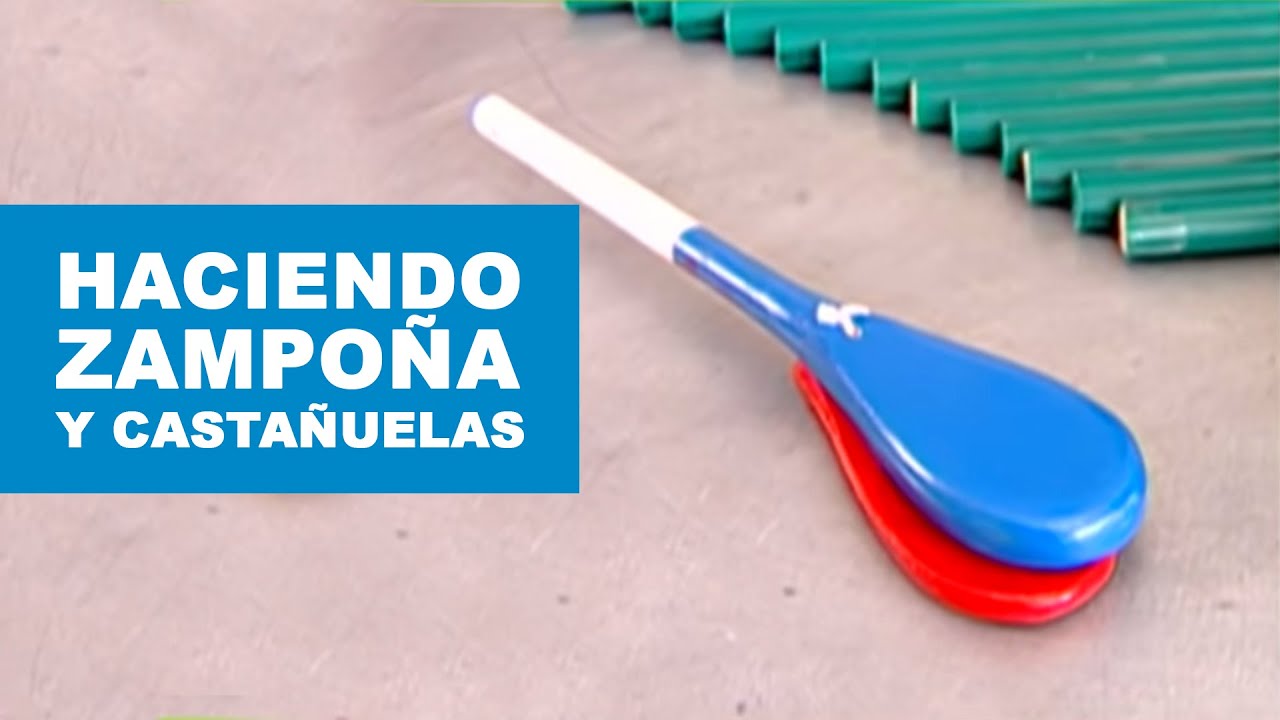 ¿Cómo construir una zampoña de pvc y castañuelas?