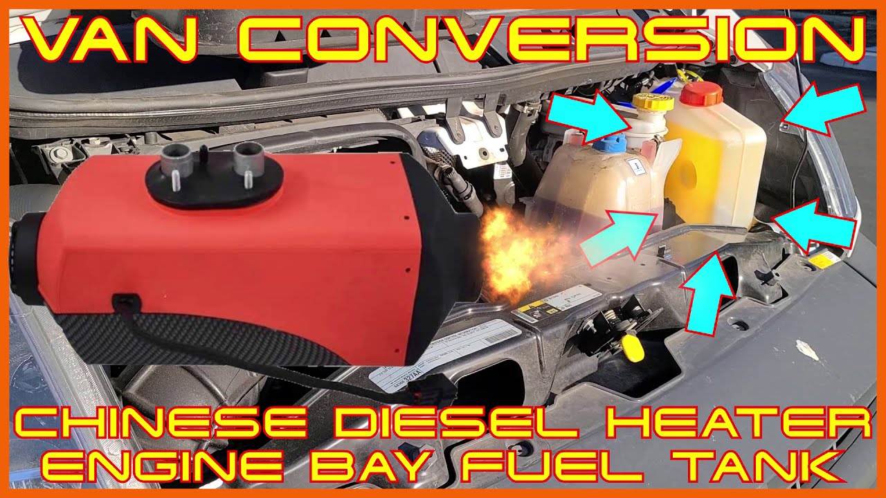 🚙 Chinese Diesel Heater &ndash; Engine Bay Fuel Tank &ndash; ProMaster 🚀🌄