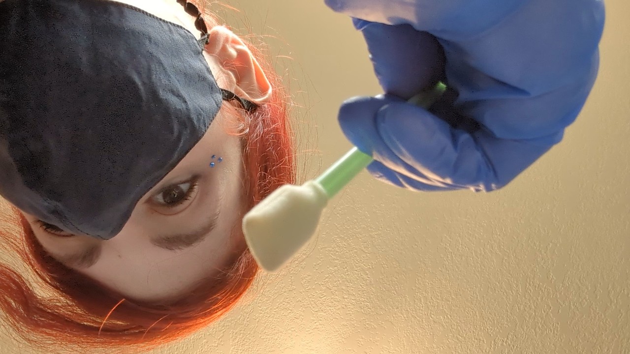ASMR - Ear Cleaning and Surgery - Scissors, Picking, Injecting - Gloves - No Talking