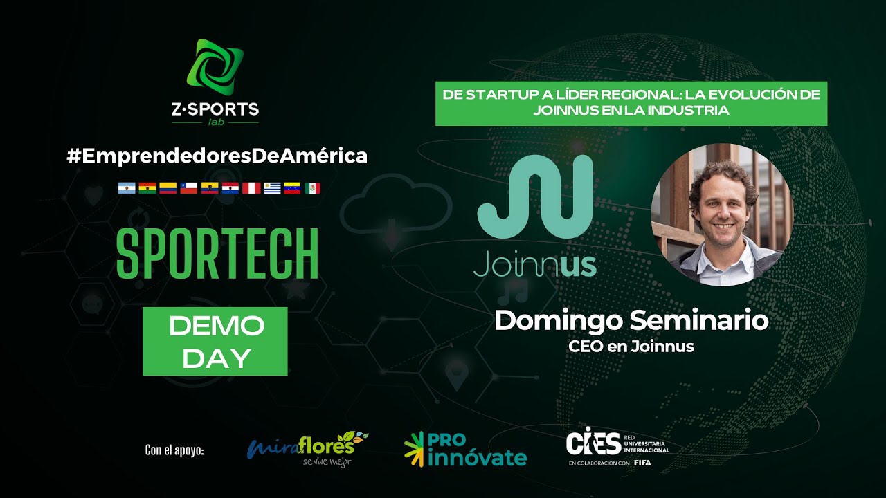 Sportech Demo Day 2025 #EmprendedoresDeAm&eacute;rica - Joinnus