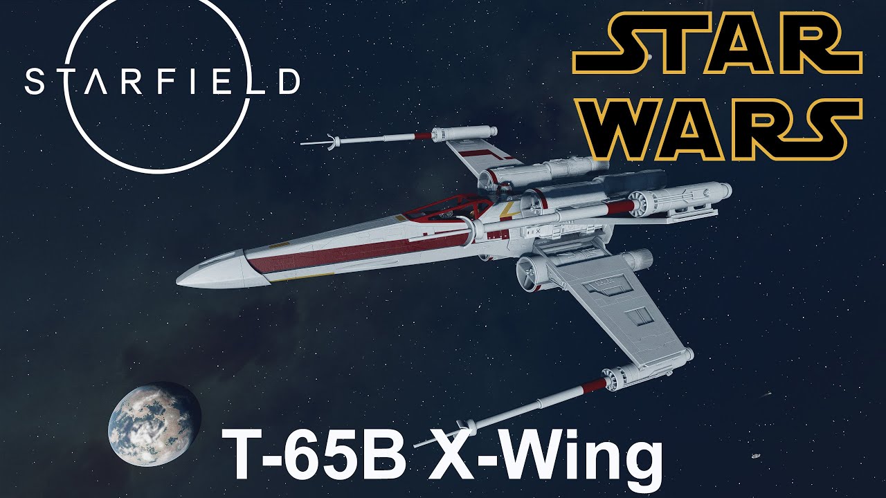 STARFIELD | Star Wars - T-65B X-Wing - Quick Tour | PC #rtx3080ti #starfield #starwars