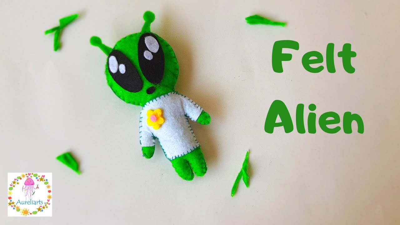 Felt Alien 👽 | Easy Felt Craft Ideas for Beginners | Aureliarts