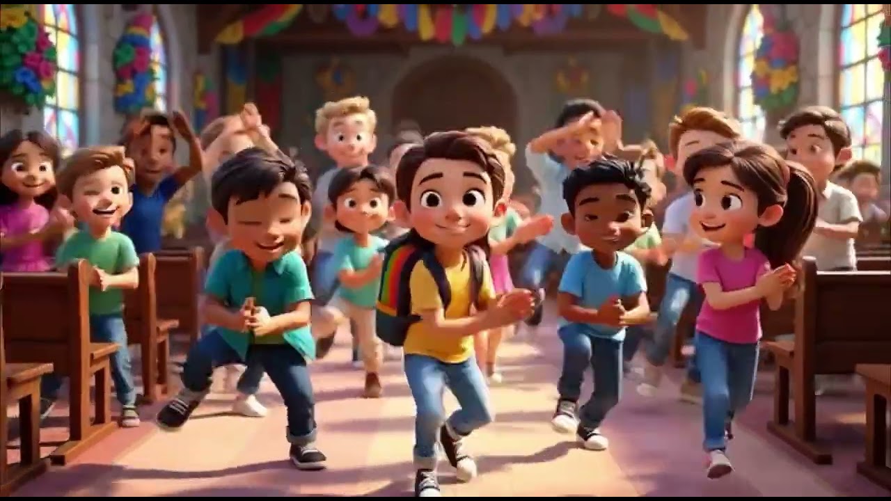 Joyful Sunday School Worship – 3D Animation for Kids