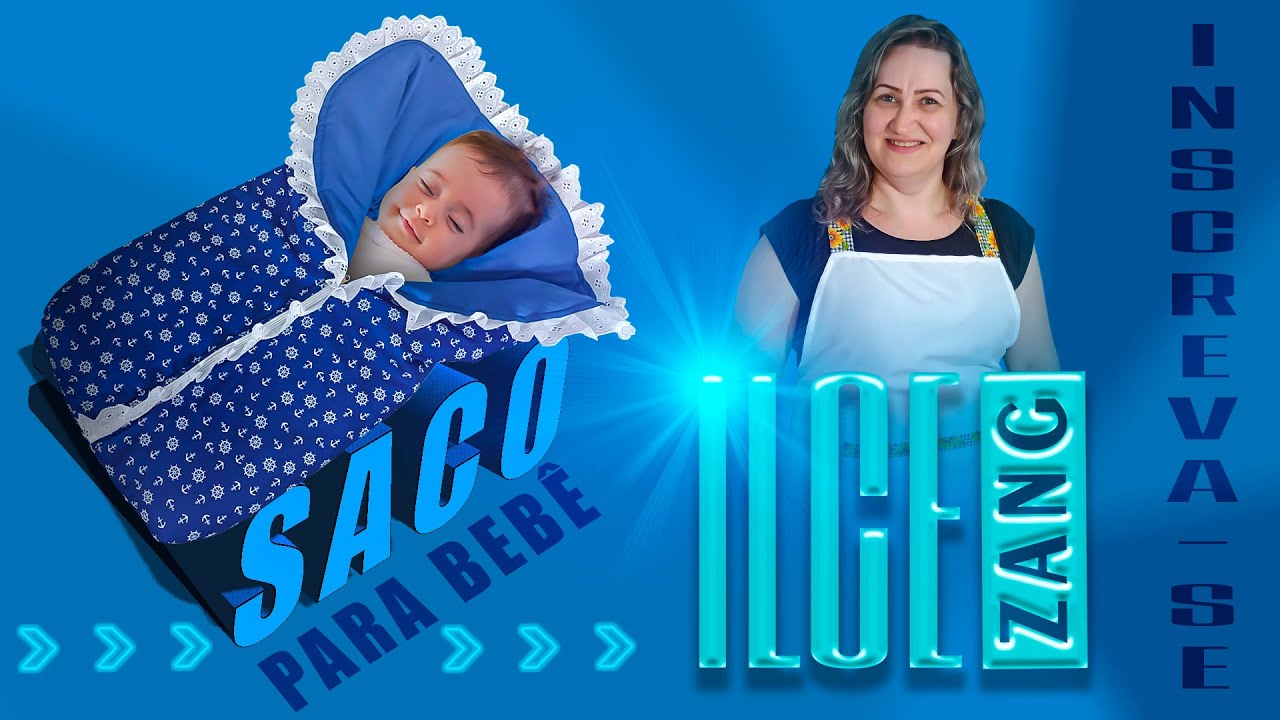 SACO PARA BEBÊ -  Muito Lindo e Fácil de fazer