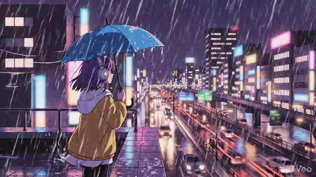 Rainy City Nights 🌧️ Lofi Chillhop from Japan